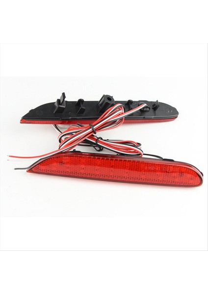 Araba Arka Tampon Reflektör Işığı 26560-JJ90A Infiniti Q50 Nissan Pathfinder Rogue 14-16 Arka Uyarı Lambası Kırmızı (Yurt Dışından)
