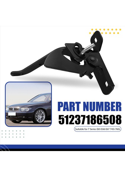Bonnet Hood Güvenlik Catch Mandal Kancası 51237186508 Bmw 7 Serisi E65 E66 E67 730LI 735LI 740LI 745LI 750LI 760LI (Yurt Dışından) indirimleri