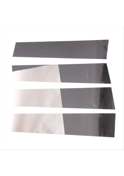 Rivian Için R1T 2022 2023 Araba Kapısı B Sütun Döşeme Kalıp Pencere Kapağı Döşeme Stickers Aksesuarlar Paslanmaz Çelik (Yurt Dışından)