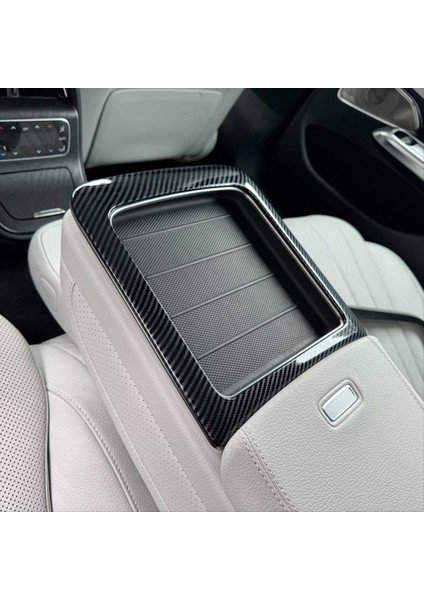 Arka Koltuk Kolçak Fincan Tutucu Kapak Trim Mercedes Benz E Sınıfı W214 2024 Aksesuarlar Abs Karbon Fiber (Yurt Dışından) fiyatları
