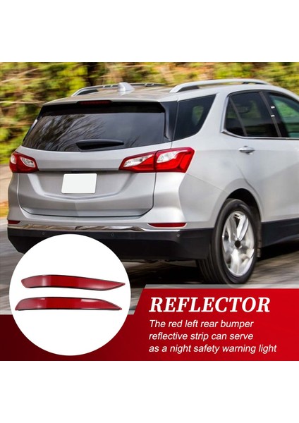 Chevrolet Equinox 2018-2023 Için 1 Çift Arka Tampon Reflektörü 84306359 84306358 Chevrolet Parçaları (Yurt Dışından) fırsatları