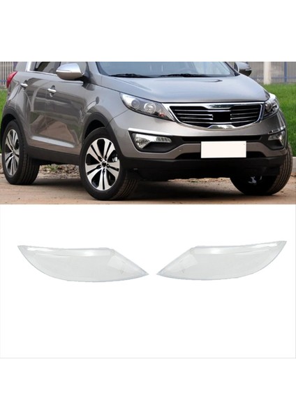1paır Ön Far Kapağı Kia Sportage R 2009-2012 Far Cam Lens Yedek Kabuğu Için Şeffaf Abajur (Yurt Dışından) indirimleri