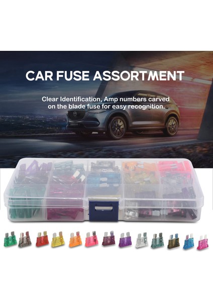 130PCS Standart Bıçak Araç Sigortası Çiftlik 1A 2A 3A 4A 5A 7 5A 10A 15A 20A 25A 30A 35A 40A Otomatik Orta Bıçak Sigortalar Kiti - Atc/apr/ato/ats Otomotiv Sigortası Ürünlük (Yurt Dışından) fiyatları