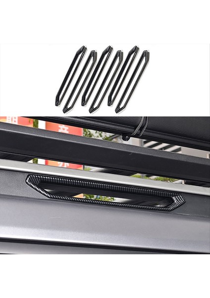 Off-Road Çatı Bagaj Rafı Dekoratif Strip Plaka Kapağı Chery Jetour Traveler 2023 2024 Araba Aksesuarları Karbon (Yurt Dışından) fırsatları
