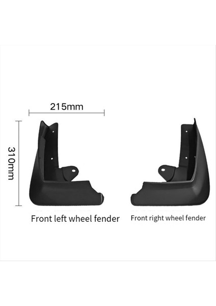 Araba Çamur Kanatları Çamurluklar Sıçrama Tesla Model x 2016-2021 Araba Dekorasyon Aksesuarları (Yurt Dışından) fırsatları