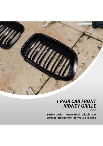 Bmw E46 4 Kapı 1998-2001 Bmw E46 Için Araba Ön Böbrek Grille Spor Yarışı Izgaraları (Yurt Dışından) modelleri