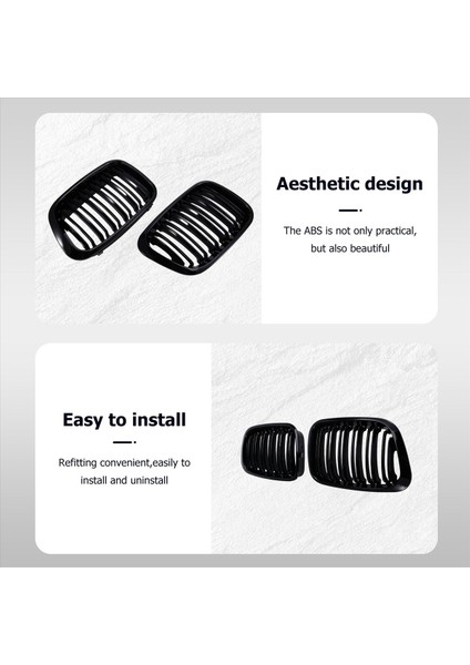 Bmw E46 4 Kapı 1998-2001 Bmw E46 Için Araba Ön Böbrek Grille Spor Yarışı Izgaraları (Yurt Dışından) fırsatları