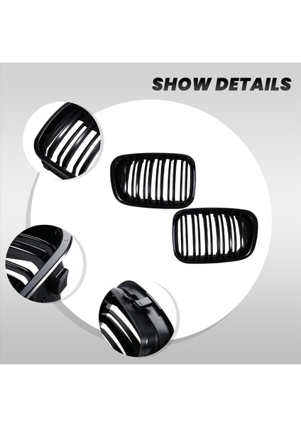 Bmw E46 4 Kapı 1998-2001 Bmw E46 Için Araba Ön Böbrek Grille Spor Yarışı Izgaraları (Yurt Dışından) indirimleri