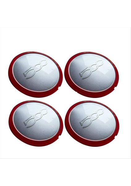4pcs 133MM Fiat Için Hubcap 500 Tekerlekler Merkez Hub Kapakları Toz Kapağı 68078419AC 68078421AC (Yurt Dışından)