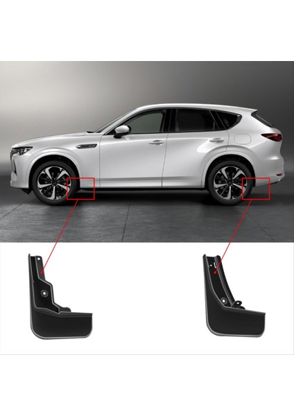 Mazda Cx-60 2022-2023 Mazda Için Araba Çamur Fleps Çamurluk Çamur Guard Flep Splash Flaps Aksesuarlar (Yurt Dışından) modelleri