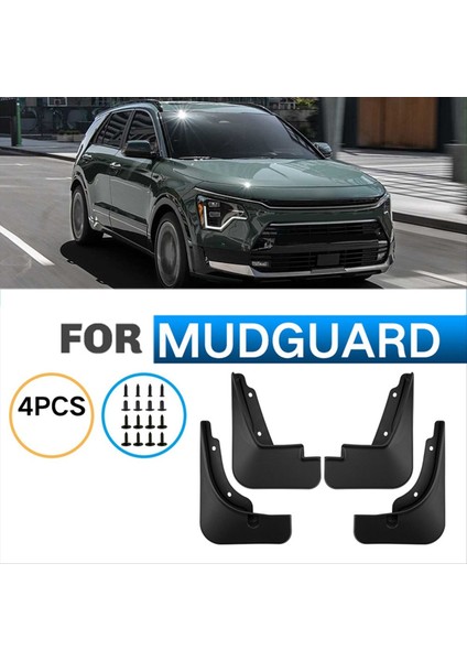 Kia Niro Ev Hybrid 2023 2024 Çamurlu Çamur Fleps Splash Gardiyanlar Ön Arka Tekerlekler Çamurluk Araç Aksesuarları 4 Pcs (Yurt Dışından) modelleri