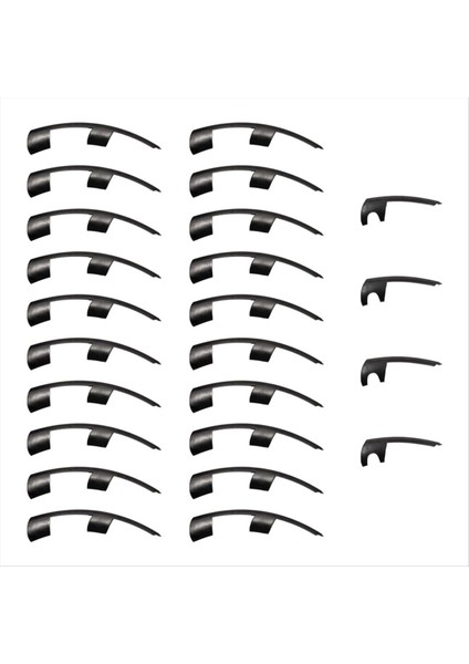 Tesla Model Y 2021-2023 Indüksiyonu Uberturbine Tekerlek Kapağı Koruyucuları Matt Black Için 21 Inç Araba Göbek Kapağı Jant Yaması (Yurt Dışından)