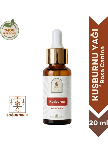 Kuşburnu Yağı 20 Ml. %100 Saf