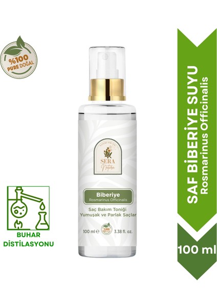 Biberiye Hidrosolü 100 Ml. %100 Saf