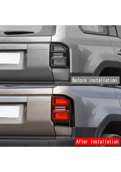 Toyota Prado LC250 2024 Için Araba Kuyruk Işığı Döşeme Çerçevesi Arka Sis Lambası Kapağı (Yurt Dışından) fiyatları