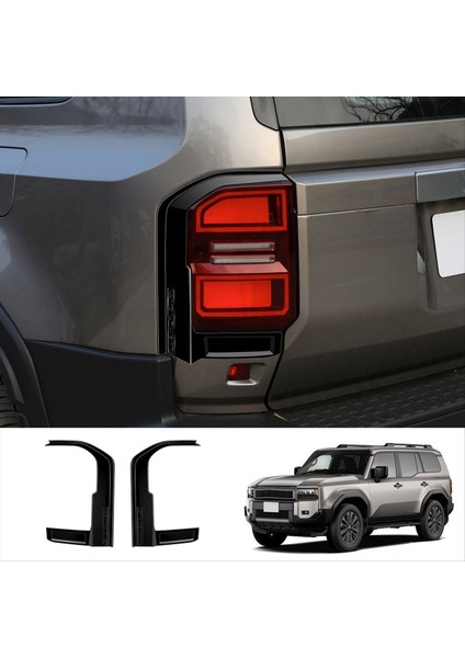 Toyota Prado LC250 2024 Için Araba Kuyruk Işığı Döşeme Çerçevesi Arka Sis Lambası Kapağı (Yurt Dışından) indirimleri