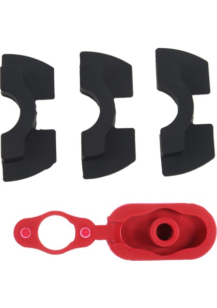 2 Pcs Aksesuarları 1 Adet Kutup Ön Çatal Kauçuk Ped Katlanır Yastık ve 1 Adet Şarj Port Tozu Fiş Kauçuk Çantası (Yurt Dışından)