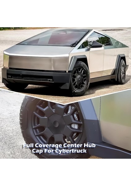 Tesla Cybertruck 2024 Aksesuarlar Için Tekerlek Göbek Merkez Kapakları Merkezi Tekerlek Kapakları 4 Pcs (Yurt Dışından) fırsatları