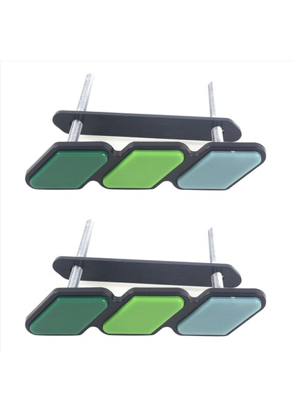 Toyota Tacoma Için 2x 4runner Tri-Renk Canan 3 Izgara Rozeti Emblem Çıkartmaları Çıkarma Otomatik Araba Aksesuarları Araba Stilleri (Yurt Dışından)