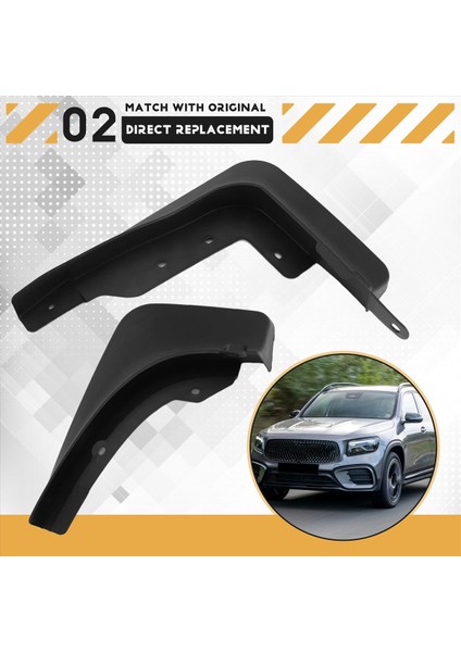 Mercedes-Benz Için Araba Çamur Hafesi Glb X247 2020-2023 Çamurluk Çamur Koruma Flep Splash Flaps Mudguards Aksesuarları (Yurt Dışından) modelleri