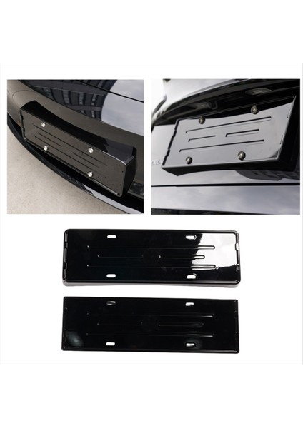 Tesla Model 3 Highland 2024 Otomobil Plaka Çerçevesi Ön+Arka Plaka Tutucu Aksesuarları B Için (Yurt Dışından) indirimleri