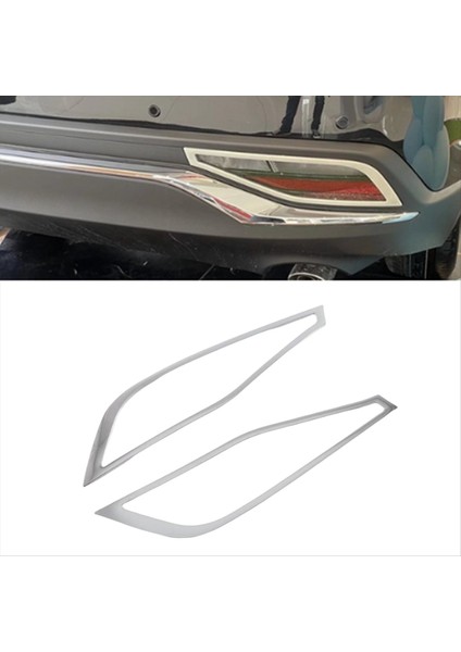 Araba Arka Sis Lambası Kapağı Trim Sisli Çerçeve Çerçeve Dekorasyon Çerçevesi Toyota Harrier 2022-2024 Gümüş (Yurt Dışından) fırsatları