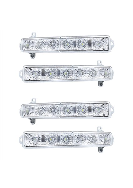 4x Araba L+R LED Citroen C1 06-17 Citroen C3 15-19 Otomatik Sürüş Lambası Gündüz Çalışan Işık Tampon Lambası (Yurt Dışından)