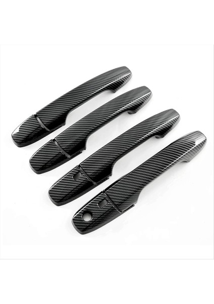 Toyota Yaris Için Cross 2023 2024 Rhd Güneydoğu Asya Sürüm Araç Dış Kapı Tutma Kapağı Kapak Trim Kiti (Karbon) (Yurt Dışından)