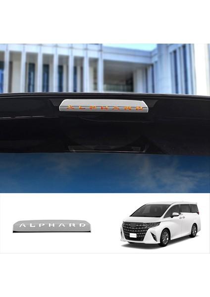 Toyota Alphard 40 Serisi 2023+ Montajlı Fren Işığı Üçüncü Fren Kuyruk Işık Döşeme Paslanmaz Çelik Uçak Gümüş (Yurt Dışından) fiyatları