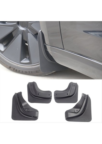 Tesla Model 3 Highland 2024 Çamurlu Flapları Yükseltme Model 2024 Çamurlu Sıçrama Muhafızları Tpe+Pp Ön Arka Çamurluk Koruyucusu Yeni (Yurt Dışından) modelleri
