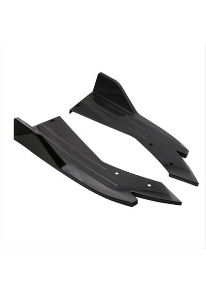 48CM Arka Tampon Koruyucusu Kanardlar Ayırıcı Yan Etek Koruyucu Gövde Kitleri Kapak Çıkartma Araba Ayarlama Aksesuarları Siyah (Yurt Dışından) fırsatları