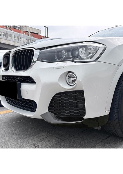 Bmw X3 F25 X4 F26 M Sport 2014-2017 Ön Tampon Dudak Açısı Difüzör Spluser Spoiler Koruyucu Parlak Siyah (Yurt Dışından) fiyatları