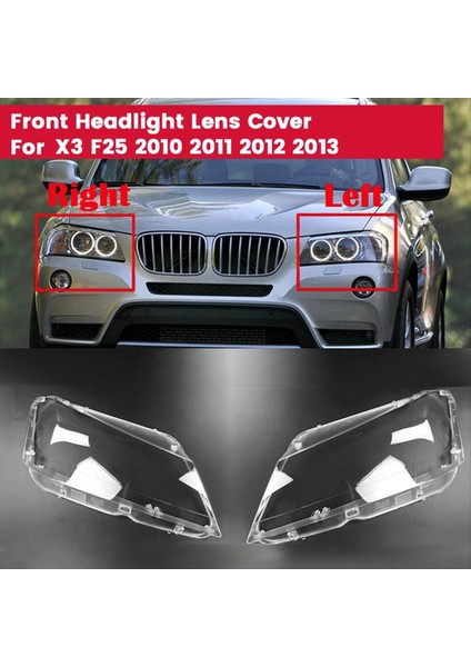 1paır Araç Ön Far Lens Bmw X3 F25 2012 2012 2012 2013 Şeffaf Labbor Cam Kabuk Maskeleri (Yurt Dışından) indirimleri
