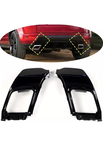 Arka Tampon Egzoz Kapağı Egzoz Kuyruk Boğaz Trim Plakası Land Range Rover Evoque 2012-2016 Sağ LR028089 (Yurt Dışından) fırsatları
