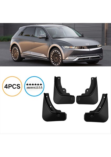 Hyundai Ioniq 5 2020+ Sıçrama Guard Fender Guard Dış Parçaları Için Araba Çamurluk Çamurlukları Araç Aksesuarları 4 Pcs (Yurt Dışından) fırsatları