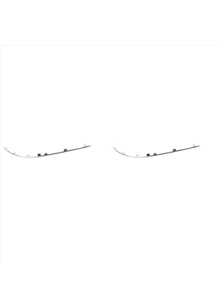 2x Ön Tampon Krom Trim Kalıplama Lh 2048850721 Mercedes-Benz Için W204 C300 C350 2008 2009 2011 2011 (Yurt Dışından)