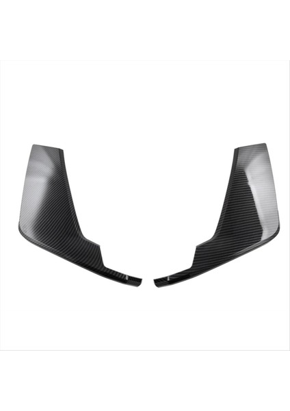 Karbon Fiber Renkli Araba Arka Tampon Yan Ayırıcı Spoiler Dekor Kapağı Kaplama Byd Yunus Mini/byd Seagull (Yurt Dışından)