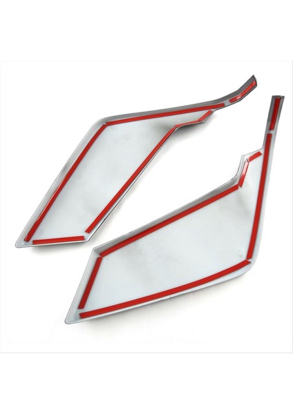 Karbon Fiber Renkli Araba Arka Tampon Yan Ayırıcı Spoiler Dekor Kapağı Kaplama Byd Yunus Mini/byd Seagull (Yurt Dışından) fırsatları