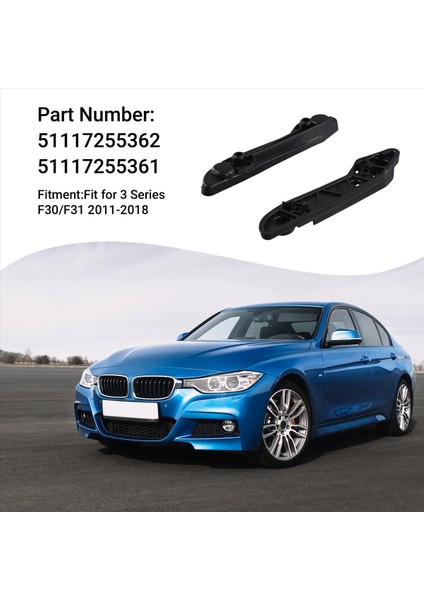 1 Çift Ön Tampon Sabit Braket Bmw 3 Serisi F30/F31 2011-2018 51117255361 51117255362 (Yurt Dışından) fırsatları