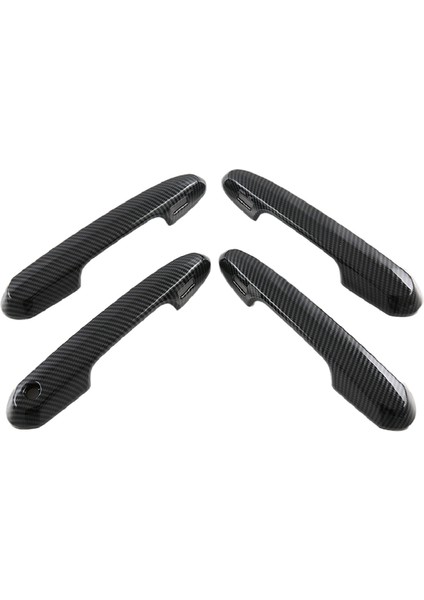 Toyota Land Cruiser LC300 2022 2023 Için Araba Karbon Fiber Tarzı Dış Kapı Kolu Dekorasyon Aksesuarları (Yurt Dışından)