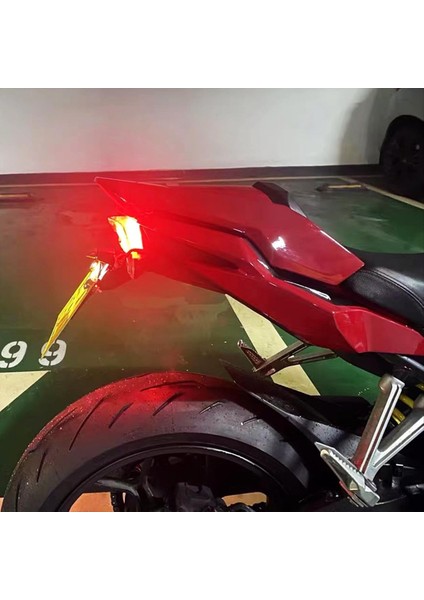 Motosiklet LED Kuyruk Düzenli Çamurluk Eliminator Kayıt Plaka Tutucu Honda CB650R CBR650R 2021 2022 2023 (Yurt Dışından) indirimleri