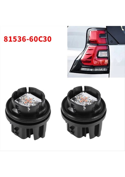 2pcs Arka LED Kombinasyon Lambası Modülü 81536-60C30 Toyota Land Cruiser Prado 2017-2022 815360C30 Fren Işığı (Yurt Dışından) fiyatları