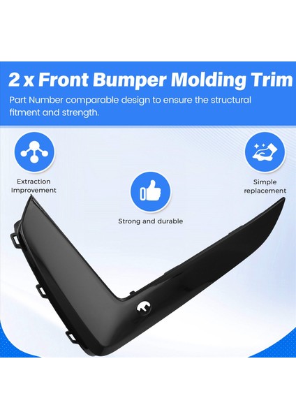 Bmw 5 Serisi G30/G38 Ön Tampon Sol/sağ Kalıp Şeridi 51118747845 51118747846 Ön Tampon Kalıp Trim (Yurt Dışından) indirimleri