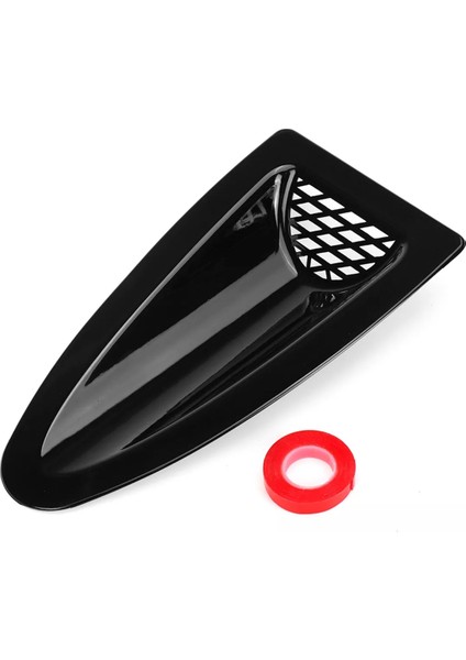 Evrensel Motor Kaput Havalandırıcı Hava Kepçesi Bonnet Havalandırma Hava Emme Kapağı Parlak Siyah Araba Parçaları Araba Ön Havalandırma A (Yurt Dışından)