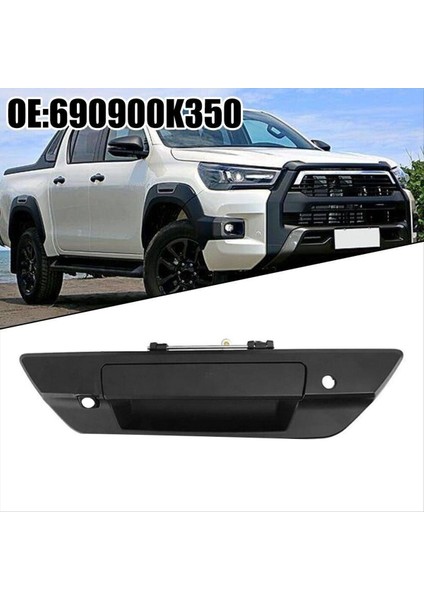Toyota Hilux Için Arka Bagaj Kapağı Çerçevesi Trim 69090-0K080 2015-2022 Arka Kapı Kolu Kamera Deliği ile Çekme 690900K080 (Yurt Dışından) fiyatları