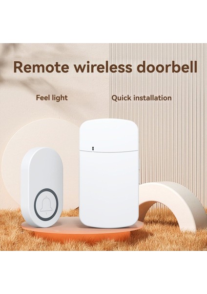 Açık Kablosuz IP44 Kapı Zil 38 Zil Sesleri Melodiler 200M Aralıklı Kapı Zilini Hoş Geldiniz Ev Kapısı Çan Bize Fişe Siyah (Yurt Dışından) fırsatları