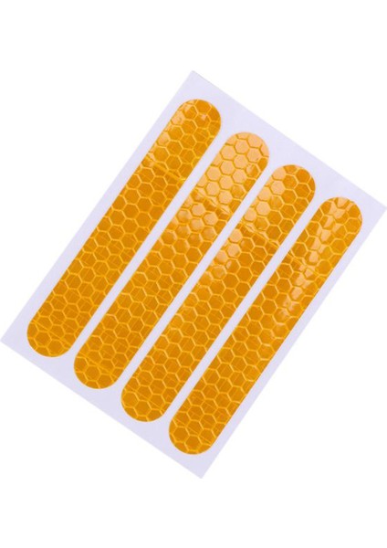 Ön Arka Tekerlek Kapağı Koruyucu Kabuk Dokuzbot Için Yansıtıcı Çıkartma Maksimum G30 Scooter Aksesuarları 40PCS Sarı (Yurt Dışından)