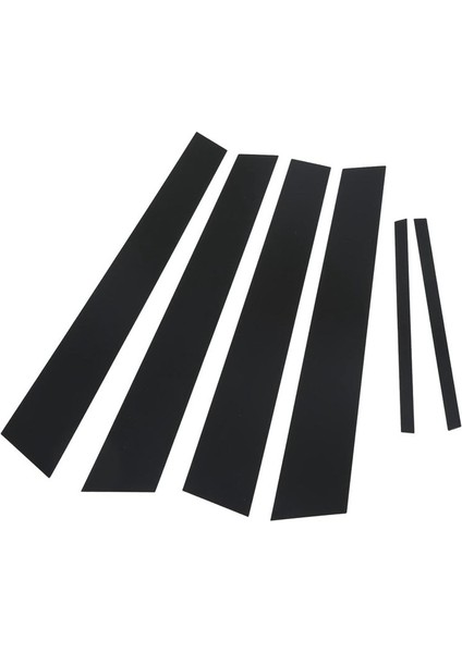 Araba Sütun Destekleri Dodge Charger Için Kapı Pencere Döşeme Kalıplama 2011-2021 Anti Scratch Stickers Aksesuarları Siyah (Yurt Dışından)