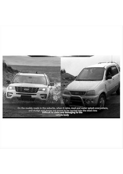 4pcs Araba Çamur Muhafızları Çamur Flap Splash Cadillac Escalade Için Parçalarla Çamur Fender&#39 I 2007-2020 (Yurt Dışından) modelleri