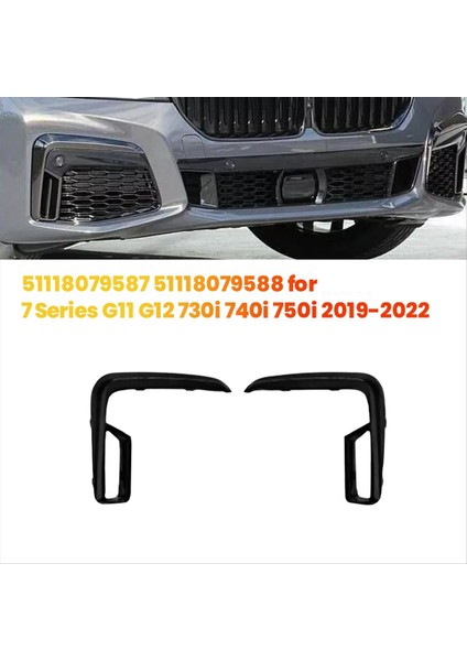 Bmw 7 Serisi G11 G12 730I 740I 750I 2019-2022 Dış Aksesue 51118079587 L Için Araba Ön Tampon Izgara Trim Kapağı (Yurt Dışından) indirimleri
